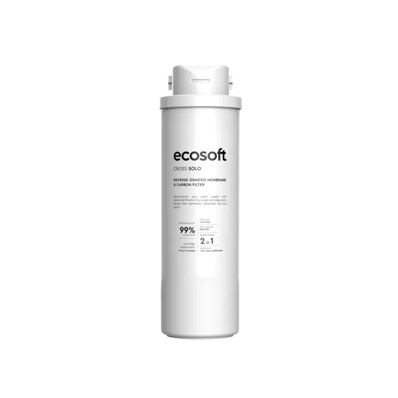 ECOSOFT CROSS SOLO MEMBRANE ELEMENT ET CHARBON