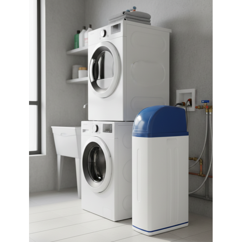 Adoucisseur d'eau IDEAL 8L Vanne Fleck 5600 | Compact 2-3 Pers