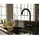 Robinet 3 voies Cuisine GLIANO Noir Mat | Design & Eau Filtrée
