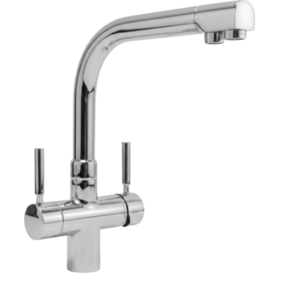 Robinet 3 voies Cuisine GLIANO BR302-C Chrome | Eau Purifiée
