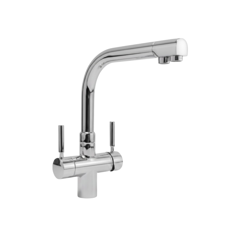Robinet 3 voies Cuisine GLIANO BR302-C Chrome | Eau Purifiée