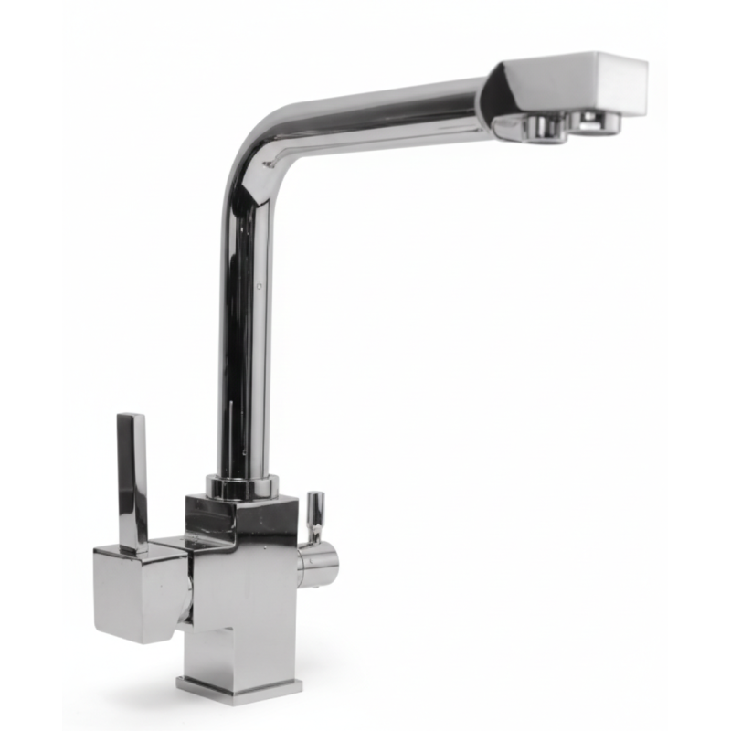 Robinet 3 voies Cuisine GLIANO BR305-C Chrome | Eau Filtrée & Design