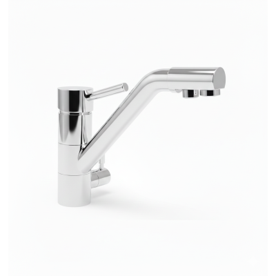 Robinet 3 voies Cuisine GLIANO BR307-C Chrome | Eau Filtrée Intégrée