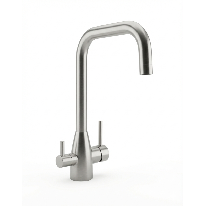 Robinet 3 voies GLIANO SS305 Inox 304 | Inox Brossé & Eau Purifiée