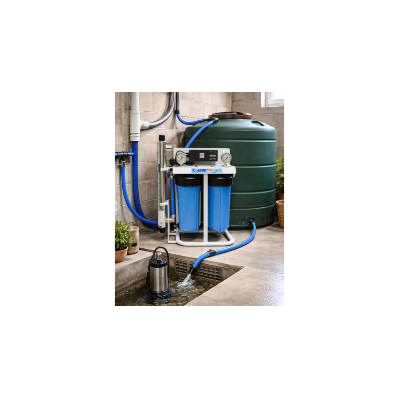 Système UV Jumelé Big Blue 10'' | Filtration & Stérilisation 6 GPM