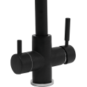 Robinet 3 voies Cuisine GLIANO Noir Mat | Design & Eau Filtrée